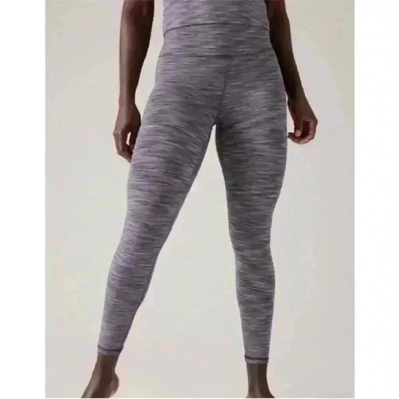 Athleta Pants - Athleta Transcend Textured 7/8 Tight Leggings in Nova Dye Violet Size Large NWT